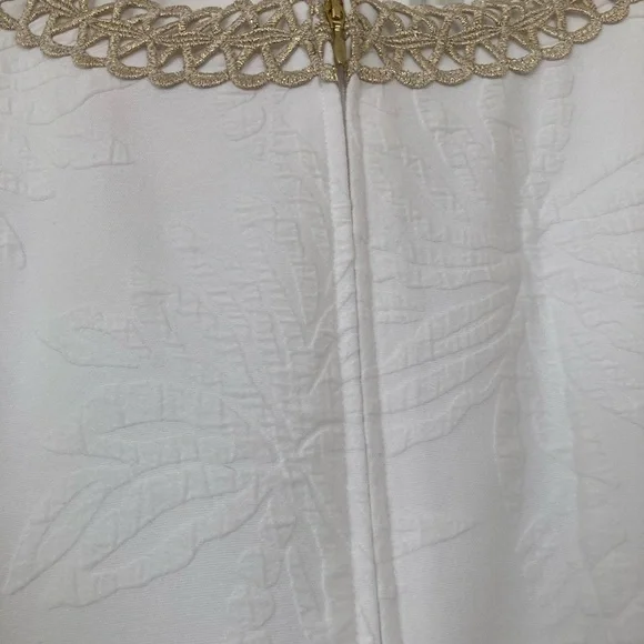 NWT lily pulitzer arie stretch shift white dress US 4 - Picture 3 of 3